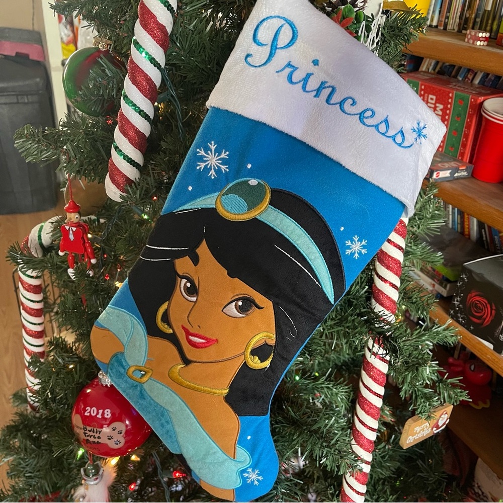 Aladdin Disney princess jasmine Christmas stocking